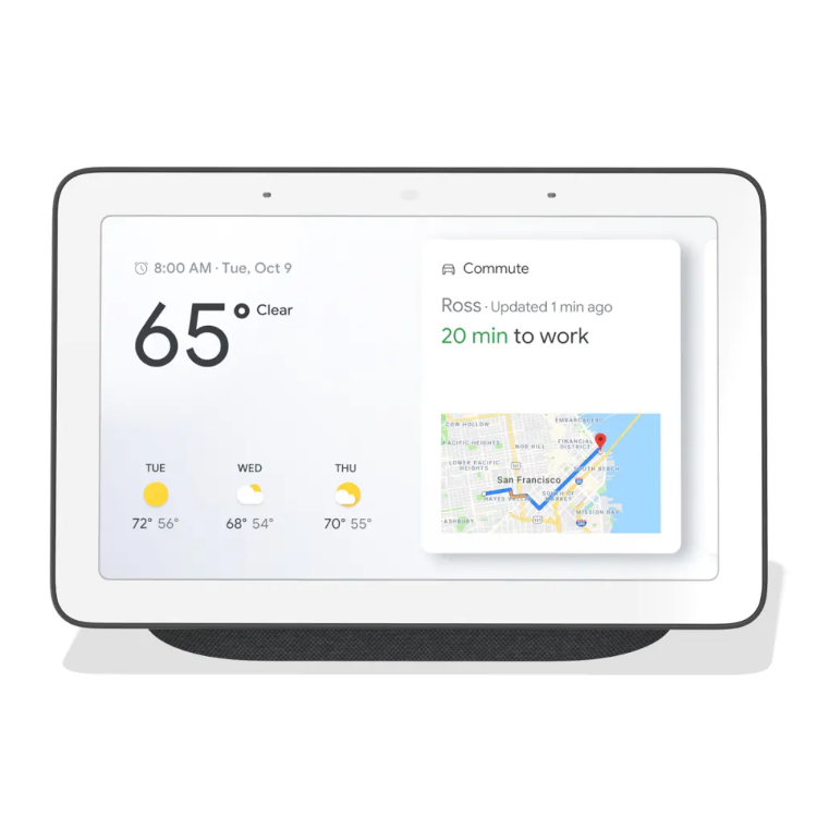 Google Home Hub. Умный дисплей с голосовым управлением